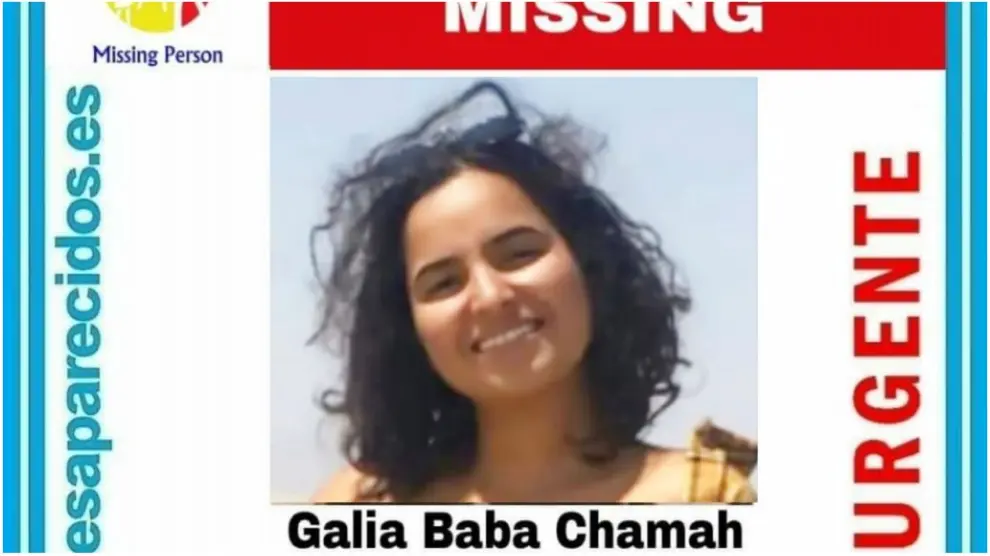 Galia Baba Chamah desapareció el pasado sábado