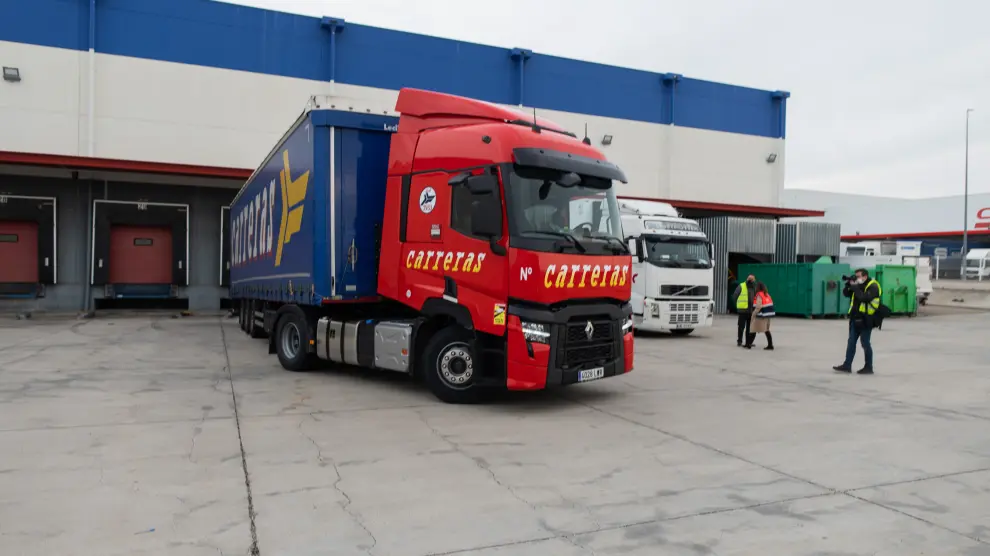 Instalaciones logísticas del Grupo logístico Carreras en Plaza.