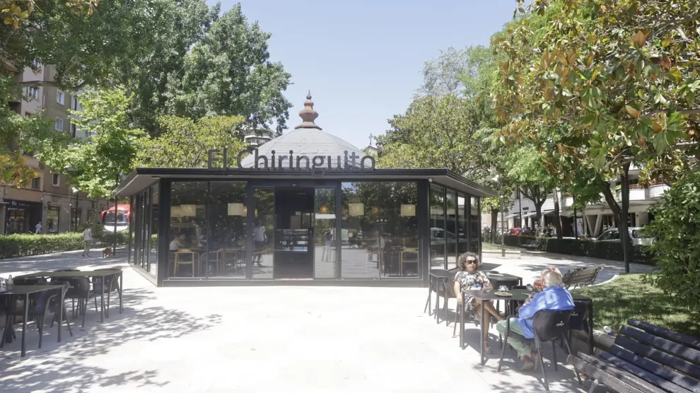 El Chiringuito, quiosco reformado del paseo de la Constitución de Zaragoza