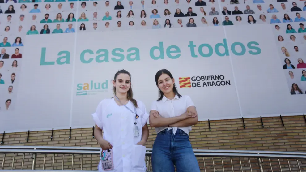 Ana Velasco e Isabel Lahoz, residentes de Enfermería Pediátrica y Medicina de Familia y Comunitaria, respectivamente, acaban de incorporarse