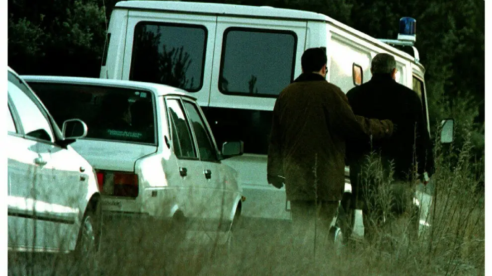 Después del triple crimen, se recreó el suceso en Matalebreras (Soria) en 1998 (en la foto) y en una granja de cerdos cerca de Soria.