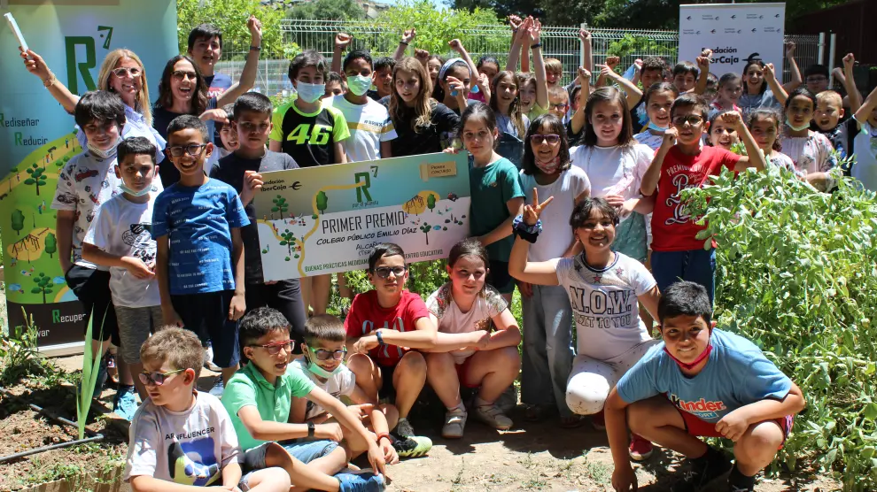 Los alumnos del CEIP Emilio Díaz de Alcañiz obtuvieron uno de los premios del concurso ‘R7 por el Planeta’.