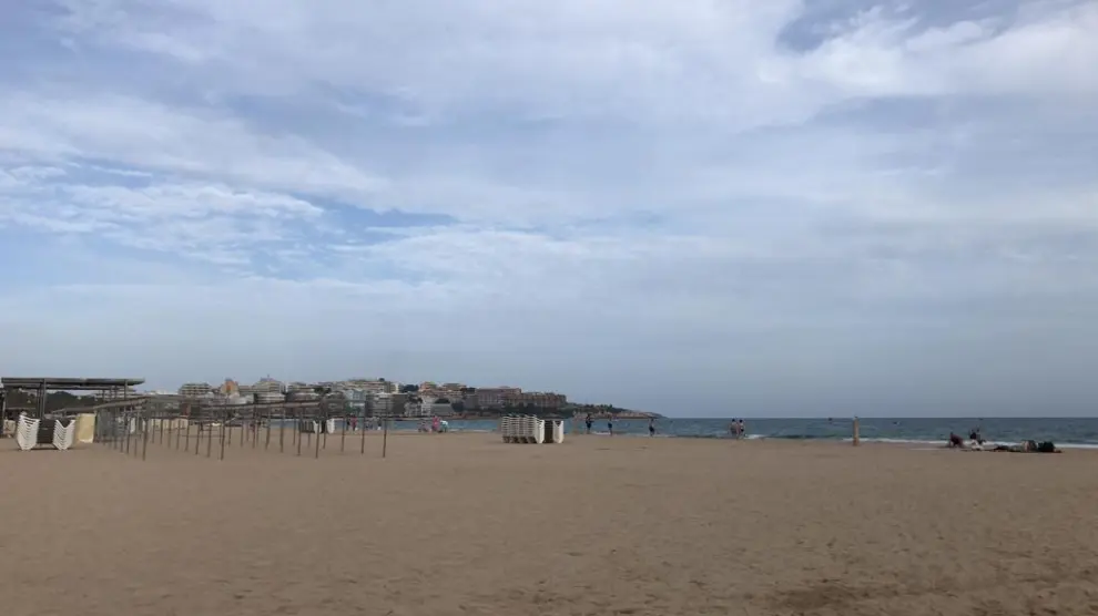 Una imagen de la playa de Salou el pasado jueves.