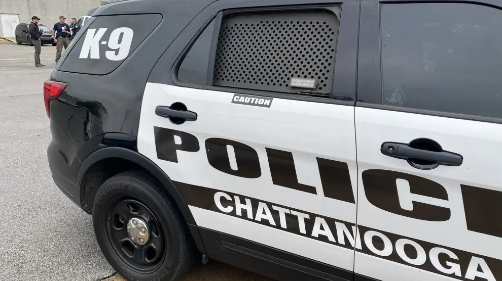Foto de un coche de Policía en Chattanooga