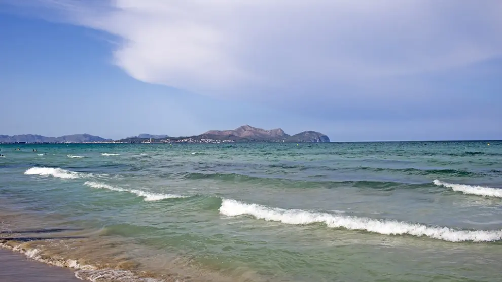 Una playa de Mallorca.