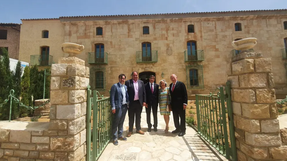 El vicepresidente, Arturo Aliaga, ha inaugurado el hotel La Lozana en Used