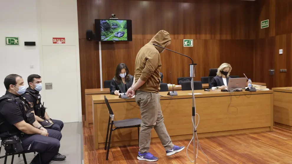 Rubén Calvo, durante la sesión del juicio celebrada este martes.