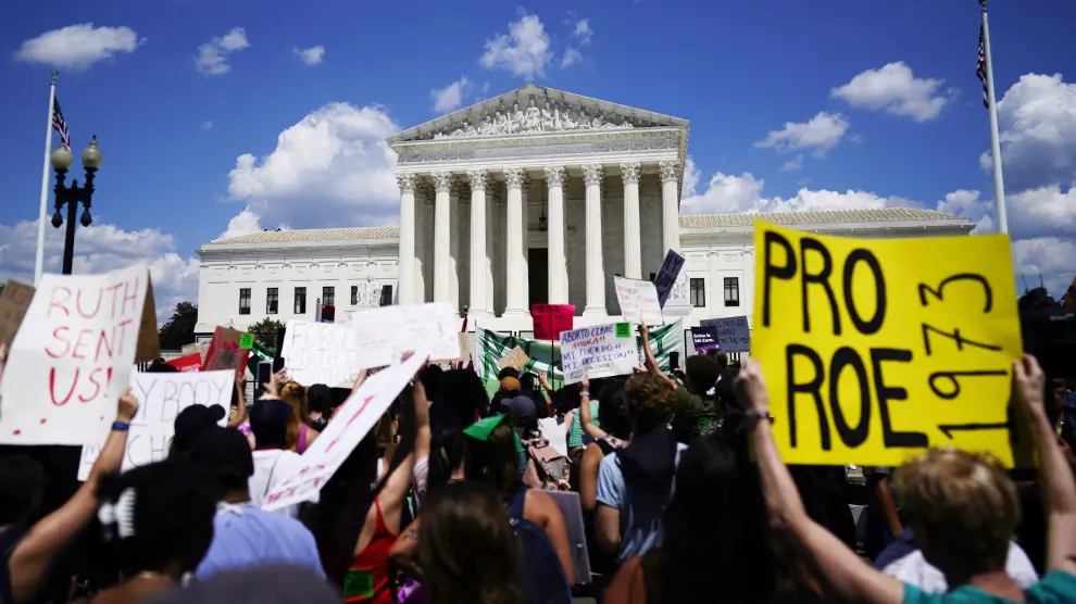 Protestas en Washington por la resolución sobre el aborto. USA SUPREME COURT ABORTION