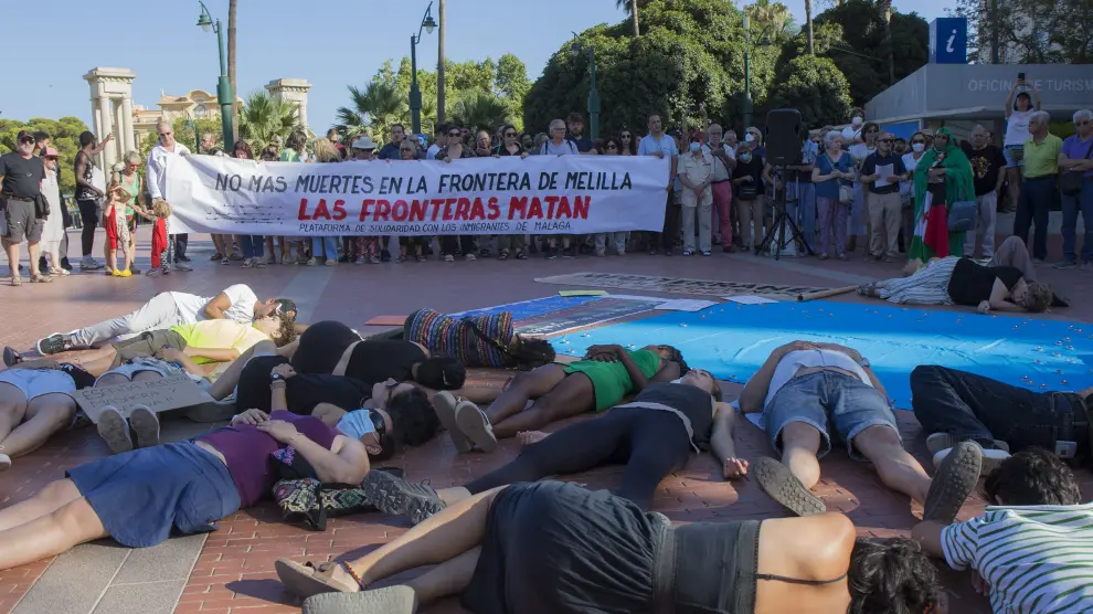 Protesta en Melilla este martes