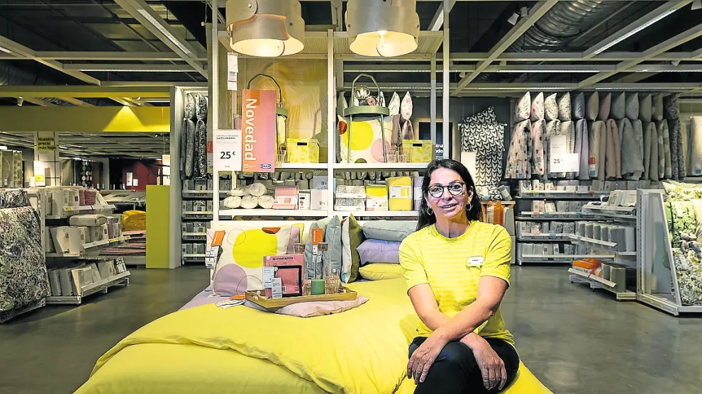 Fanny Giménez es directora de Ikea Zaragoza desde el pasado mes de octubre.