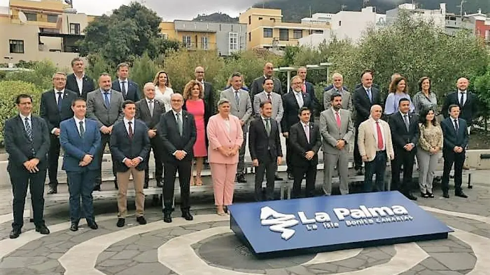 Comisión de las diputaciones de la FEMP en La Palma.