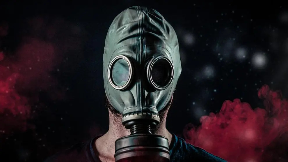 Máscara de gas, en una imagen de archivo