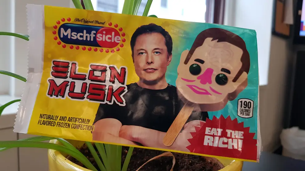 Helados revolucionarios para comerse a Elon Musk y a los más ricos del mundo