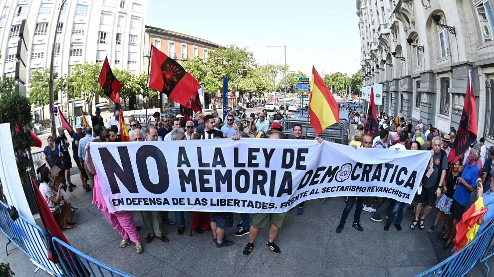 Protestas por nueva Ley de Memoria Democrática