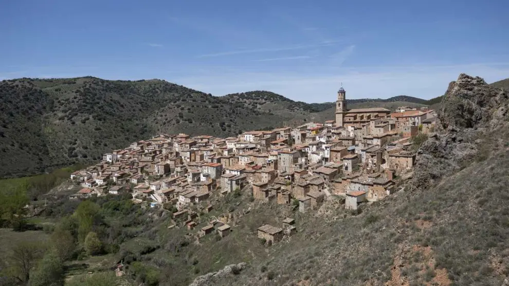 Vista de la localidad de Moros.
