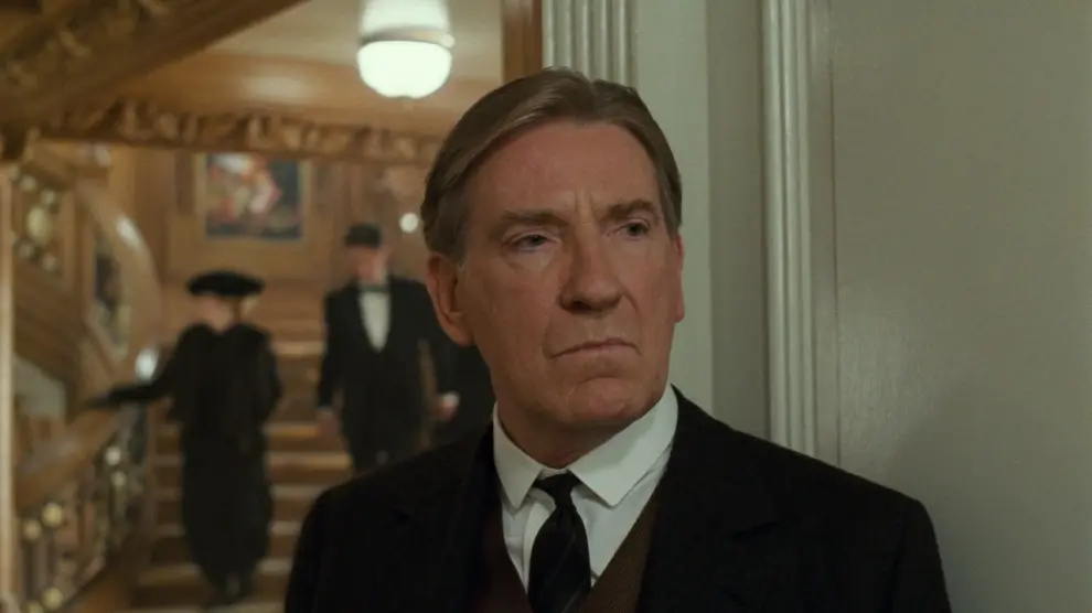 David Warner como Spicer Lovejoy en 'Titanic'.