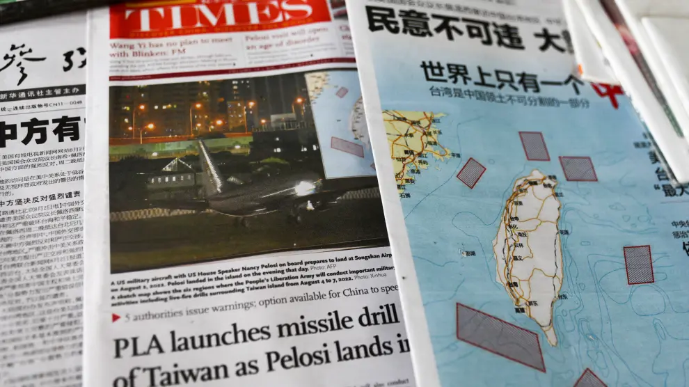 La prensa china destaca estos días la tensión en torno a Taiwán.