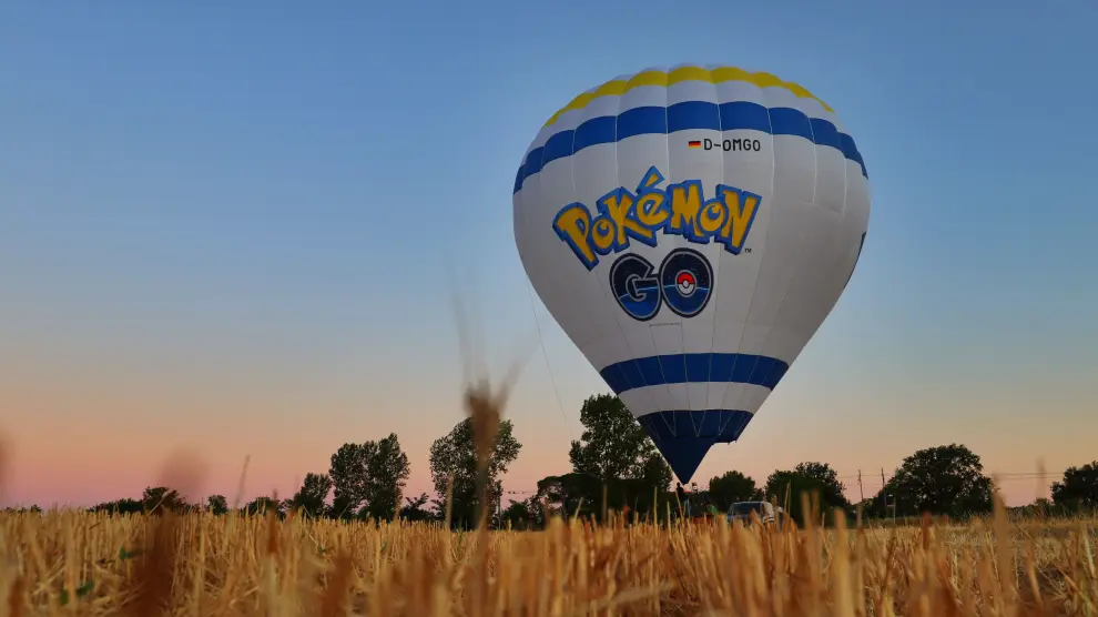 Imagen del globo aerostático que tendrá también su versión virtual en Pokémon Go.