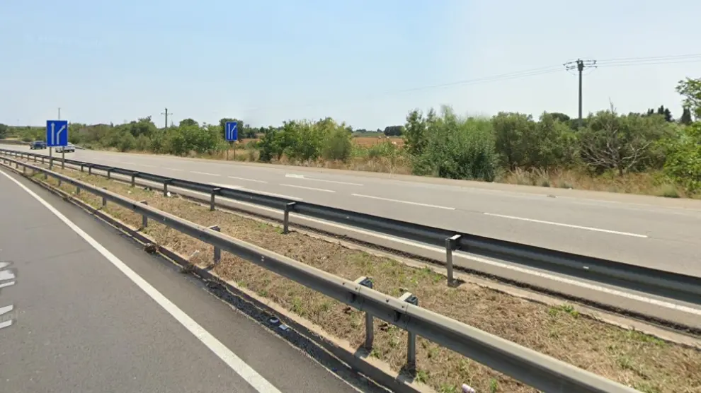 Vía C-14 en Tarragona, dónde se ha producido el accidente.