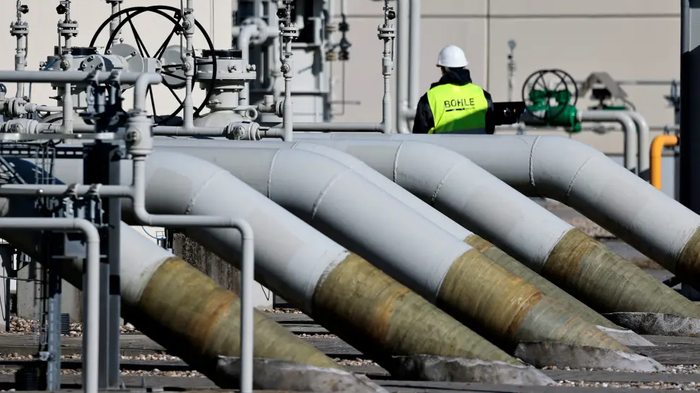 El gasoducto Nord Stream 1 en la ciudad alemana de Lubmin.