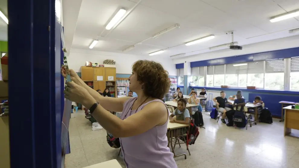 Vuelta al cole: los colegios vuelven a llenar sus aulas tras el verano.