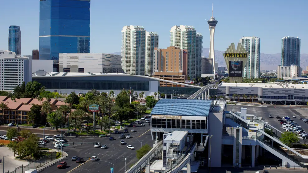 Vista de Las Vegas, en Estados Unidos