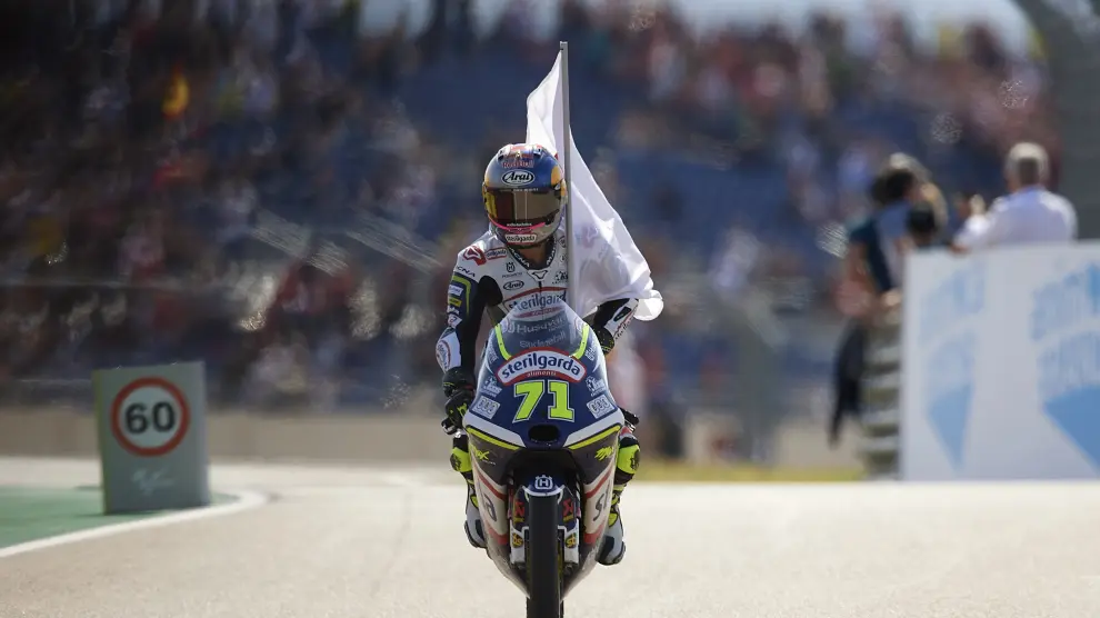 Carrera de Moto3 durante el Gran Premio Animoca Brands de Aragón