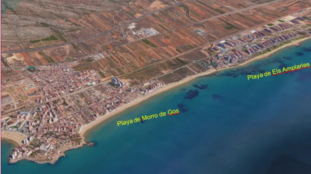 Playas de Morro de Gos y Amplaries (Maria d'Or).