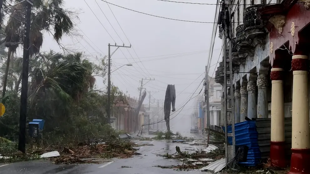 Ian ha dejado lluvias torrenciales y fuertes vientos en Cuba