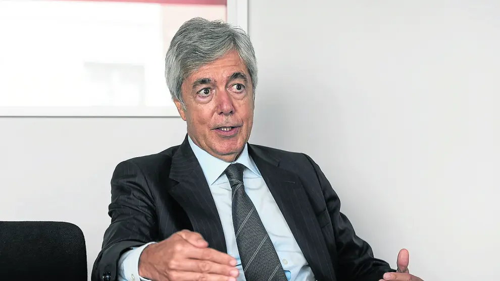 Juan Carlos Ureta, presidente de Renta 4, durante la entrevista