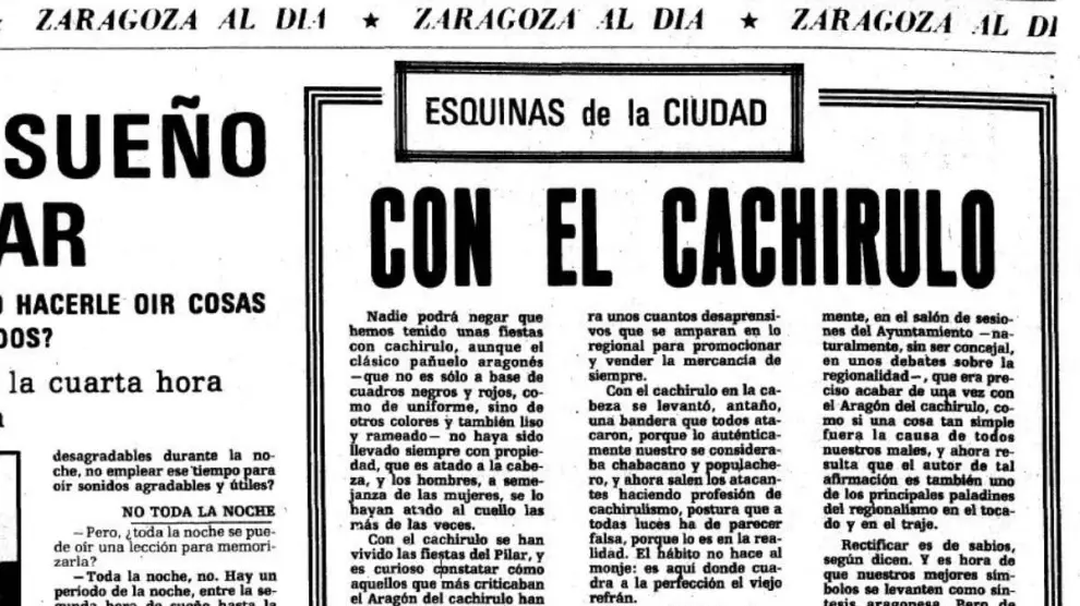 Recorte del artículo publicado en HERALDO el 18 de octubre de 1979.