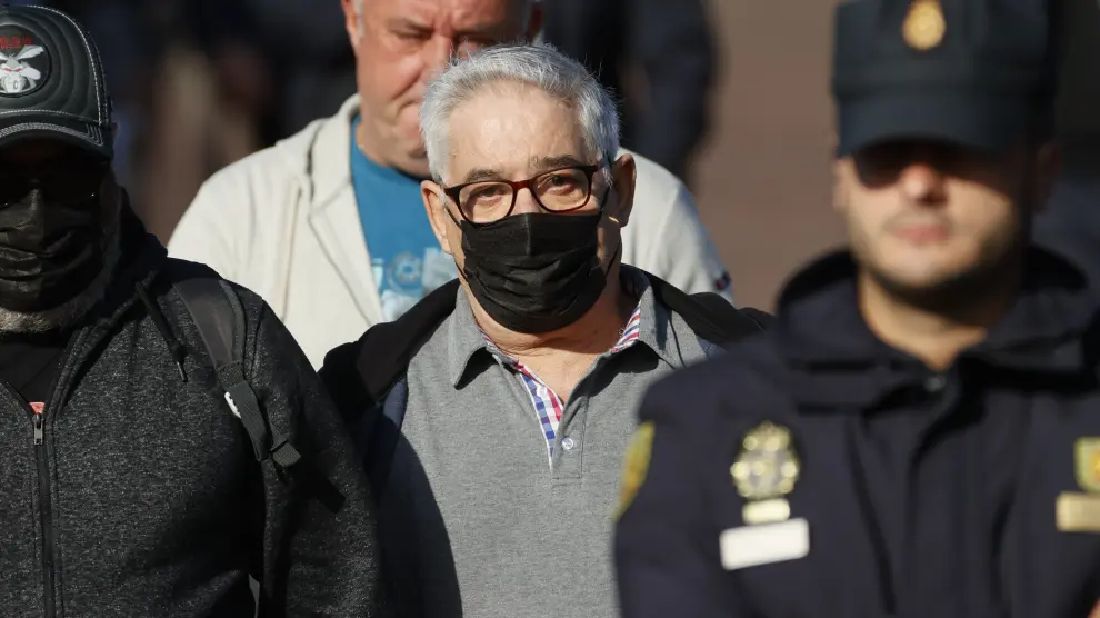 El acusado Francisco José Garzón Amo, maquinista del Alvia descarrilado en 2013