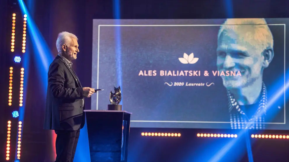 El activista bielorruso, Ales Bialiatski.
