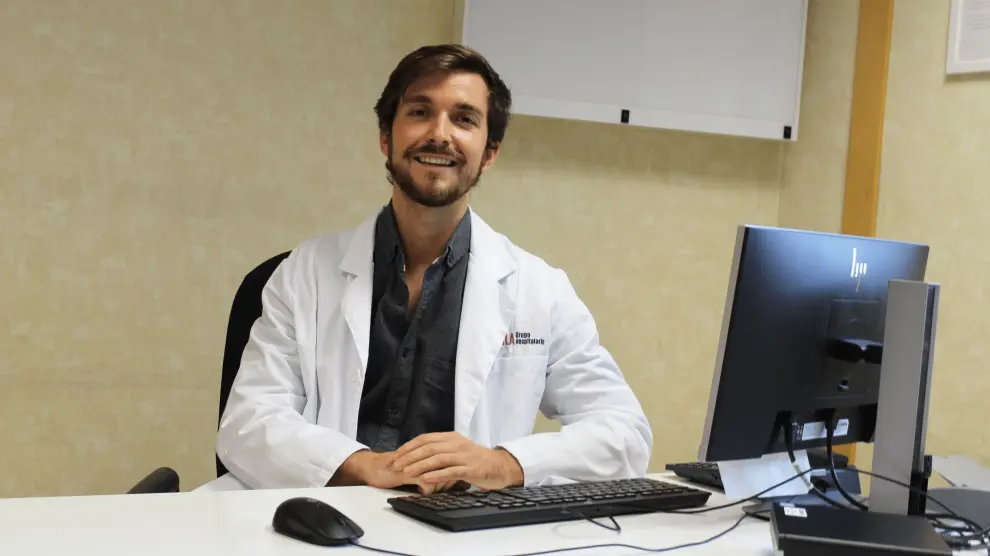 El doctor Jorge Melero, cardiólogo de HLA Centro Médico Zaragoza.