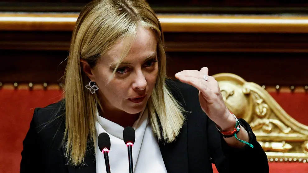 La nueva primera ministra italiana, Giorgia Meloni