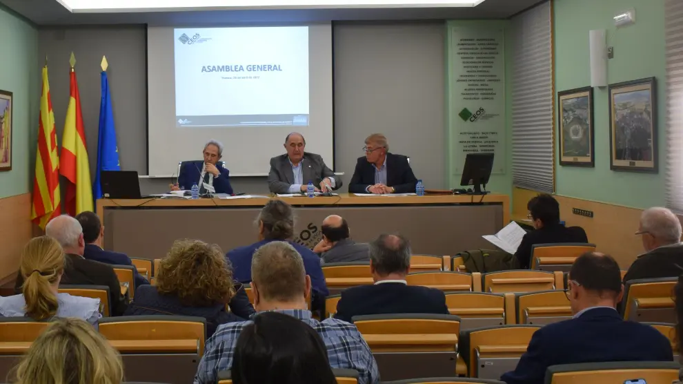 Reunión de la asamblea general de CEOS-Cepyme Huesca.