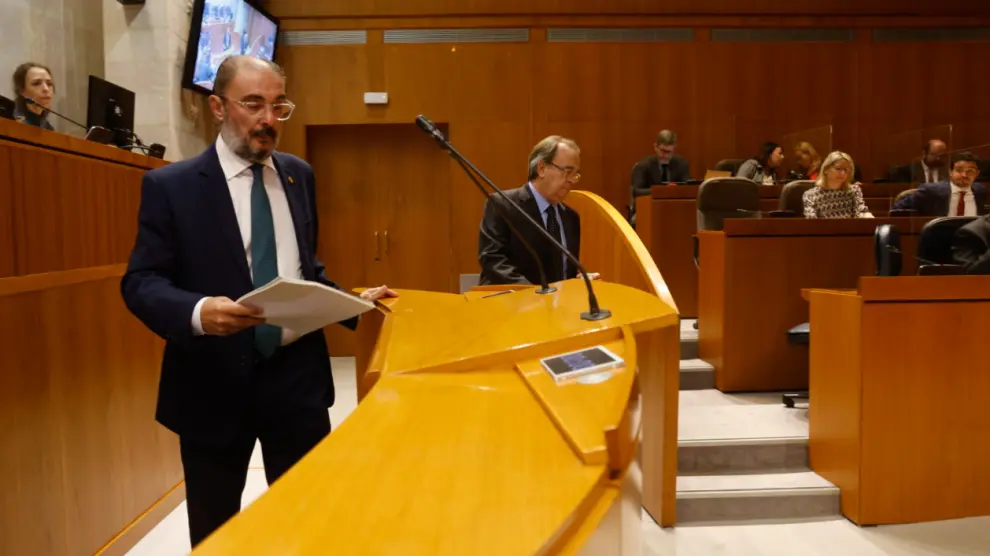 Primera jornada del debate sobre el estado de la Comunidad en Aragón