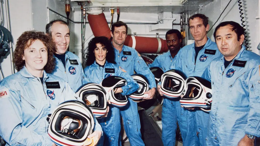 Los siete astronautas que murieron dentro de la nave
