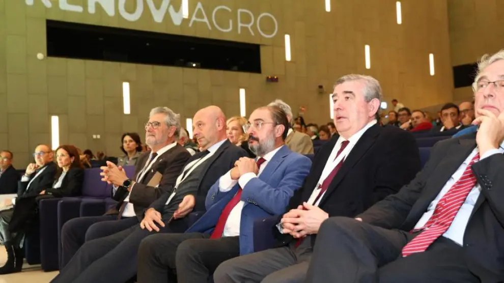 El Presidente de Aragón, Javier Lambán, clausura el I Encuentro Internacional Renowagro.
