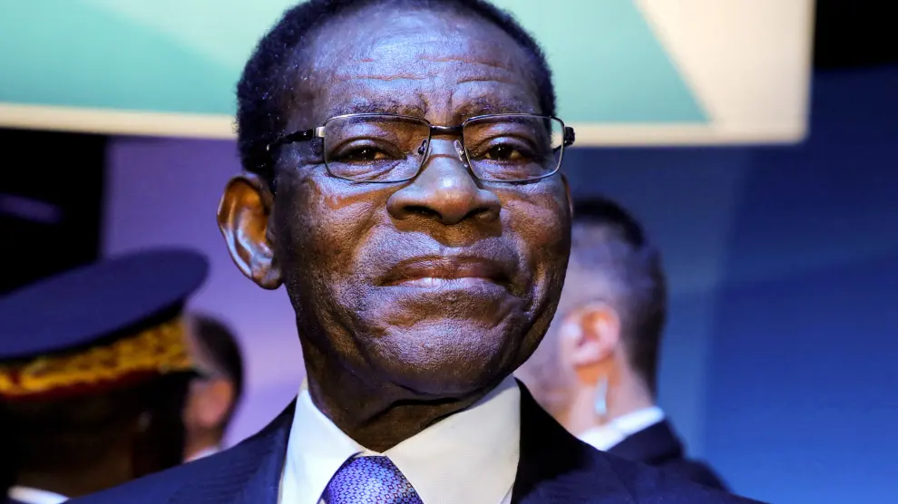 El presidente de Guinea Ecuatorial, Teodoro Obiang
