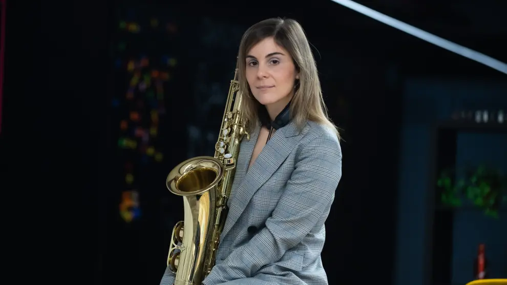 Carmen Salguero quería recuperar en Zaragoza su dedicación al saxofón como solista.
