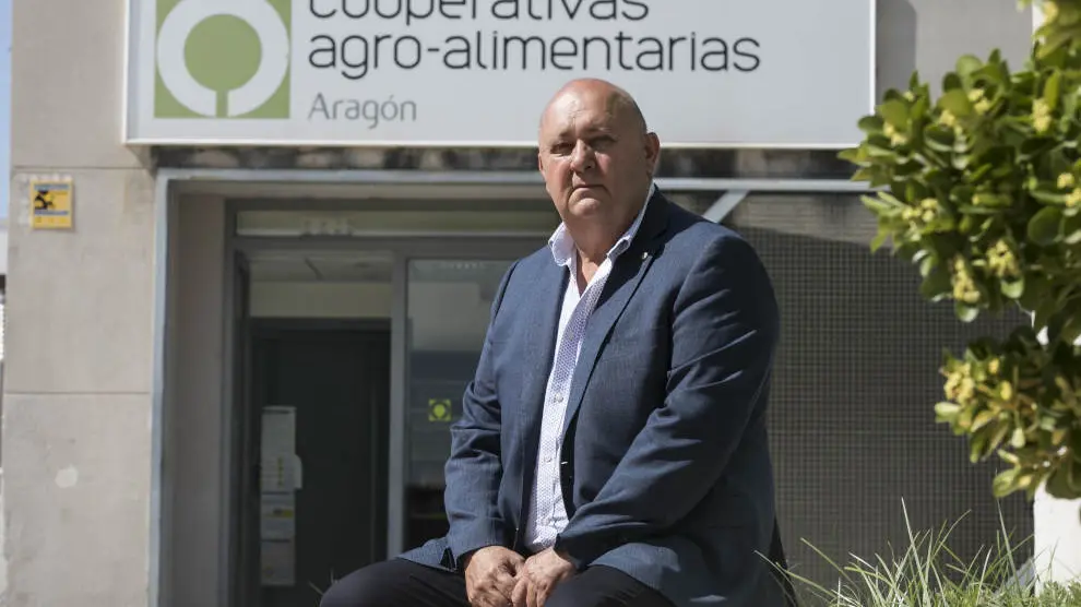José Víctor Nogués es presidente de Cooperativas Agroalimentarias de Aragón.