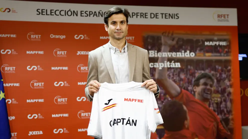 Presentación de David Ferrer como nuevo capitán de la selección española de Copa Davis