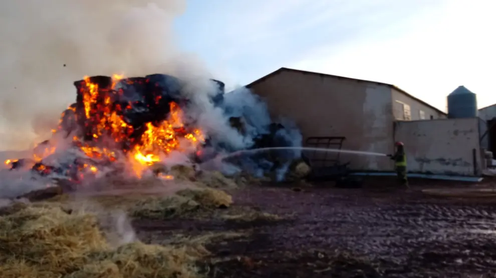 Incendio en Fuentes Calientes (Teruel).