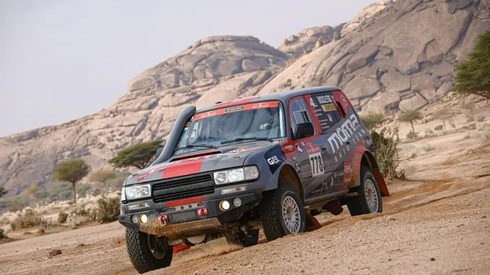 Participación de Lidia Ruba en el rally Dakar.