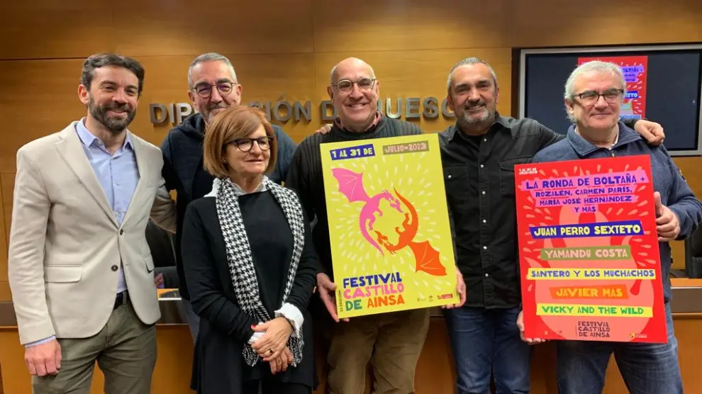 Los organizadores del Festival Castillo de Aínsa han presentado también el cartel de la 33ª edición.