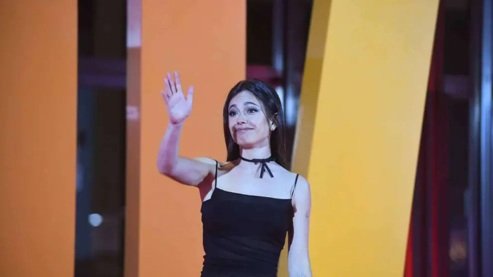 Anna Castillo en la Gala de entrega de la IX edición de los Premios Feroz en la sala Multiusos del Auditorio de Zaragoza.