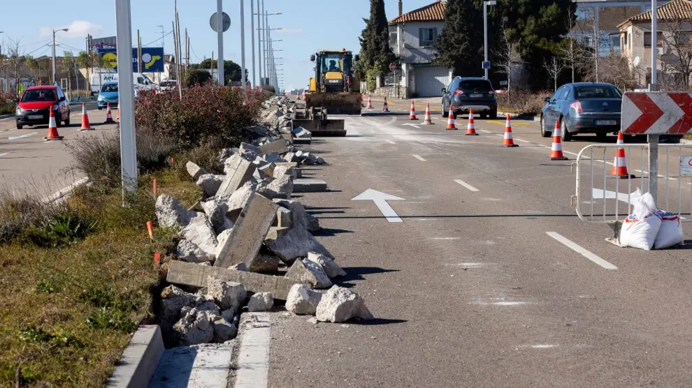 Comienzan las obras para mejorar el acceso a Valdefierro desde la antigua carretera de Madrid