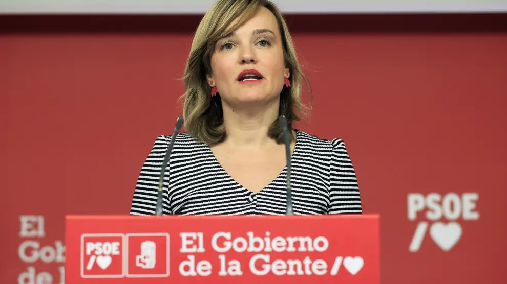Reunión del Comité Electoral del PSOE: Pilar Alegría