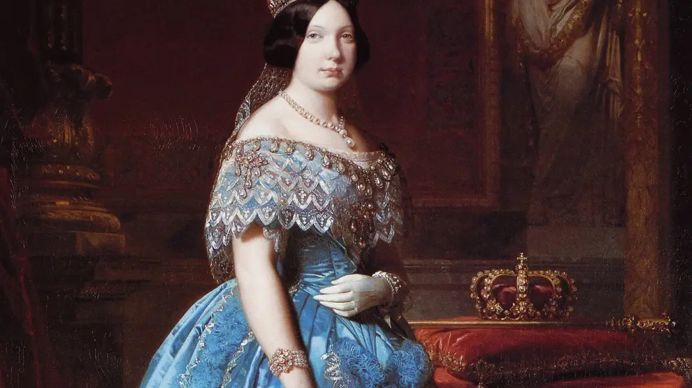 Isabel II pintada por Madrazo